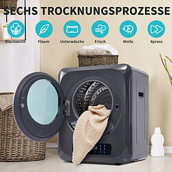 Acheter DZMDIP Sèche-linge mural inox 3 kg compact 4 kg réel avec avec 6 programmes, 6 fonctions,écran LED