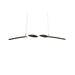 Avis RL Suspension LED moderne noire spirale allongée 18W, lumi?re chaude 3000K