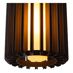 Avis Lucide Suspension moderne noire en aluminium ? lamelles, 3x E27, hauteur réglable 150 cm