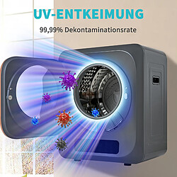 Avis DZMDIP Sèche-linge mural 3 kg UV avec avec UV, écran LED, 6 programmes, multi-filtration