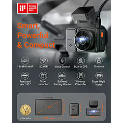 Acheter Vantrue E2 Dashcam Double 2K QuadHD avec WiFi, GPS, Bluetooth SOS et mode parking