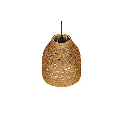 Acheter RL Suspension boh?me brun et noir, abat-jour dôme en papier, 1xE27, 10W