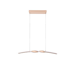 RL Suspension LED moderne sable spirale allongée 18W 3000K 1980 lm pour salle ? manger pas cher