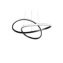 RL Suspension design LED noire en boucle 36W 4200 lm 3000K MANSA pas cher