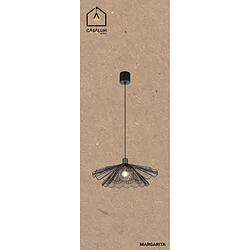 Acheter RL Suspension industrielle noire en métal filaire, abat-jour ? couches, 1x E27 60W