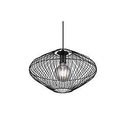 Avis RL Suspension loft noire abat-jour filaire métal 1xE27 40W