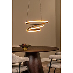 Acheter Suspension LED moderne noire spirale 40W CCT dimmable ESPIRAL Lucide