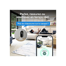 Arlo Essential 3 - Lot de 2 caméras intérieures - 2K - Blanc pas cher