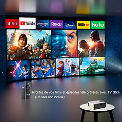 Avis Vidéoprojecteur TROISC GAMMA WIFI 5G FULL HD 1080P 10000 Lumen Recopie L'écran 300 Max 4K