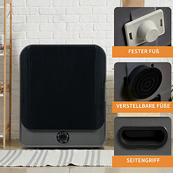 Avis DZMDIP Sèche-linge 3 kg inox mural 830 W avec multi-filtration et protection surchauffe