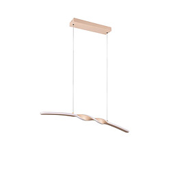 Acheter RL Suspension LED moderne sable spirale allongée 18W 3000K 1980 lm pour salle ? manger