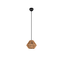 Avis Suspension boho noire et brune en papier LUCILLE RL 20 cm 1xE27