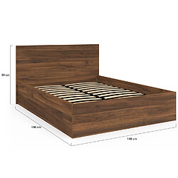 Acheter Idmarket Lit coffre double SEASIDE