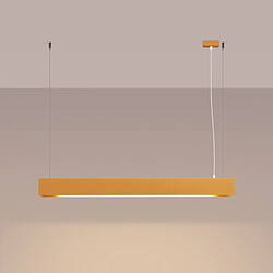 Avis Suspension rectangulaire dorée ISKRON 1xG13 8,5W 3000K 850 lm - Pure Lume