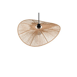 Acheter RL Suspension boho brun et noir, abat-jour ondulé 58 cm, 1xE27