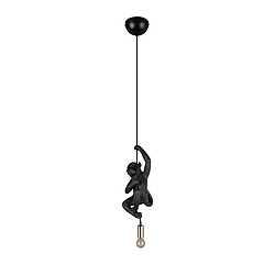 Avis RL Suspension design noire singe sur corde E14 10W