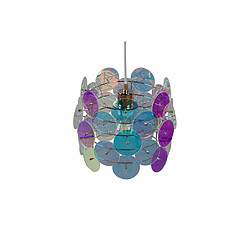 Acheter RL Suspension décorative opalescente ? anneaux colorés, 1x E27 10W