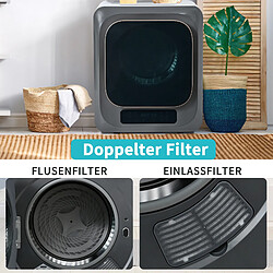 Acheter DZMDIP Sèche-linge mural 3 kg UV avec avec UV, écran LED, 6 programmes, multi-filtration