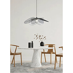 Avis RL Suspension décorative noire en métal ajouré ovale 1xE27 60W