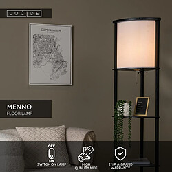 Avis Lucide lampadaire Menno - Noir