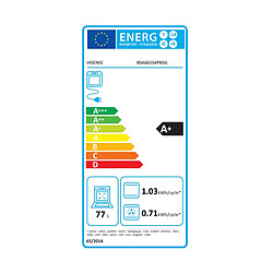 Acheter Four multifonctions 77l 59.5cm pyrolyse noir - BSA66334PBDG - HISENSE