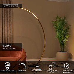Avis Lucide Lampadaire arc Curve - Or