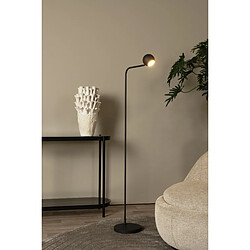 Lampadaire LED moderne noir à batterie, spot orientable 3W, tactile - Lucide COMET pas cher