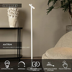 Avis Lucide lampadaire LED Antrim - Blanc