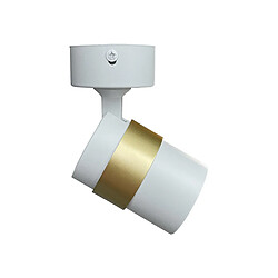Spot mural Anillo 1xGU10 blanc/or métal Light Prestige pas cher