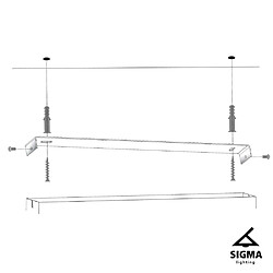 Avis Sigma lighting Suspension Tulia 10 - Noir
