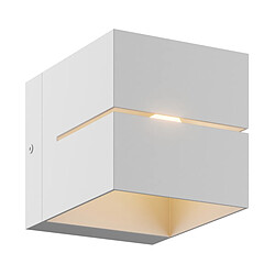 Applique cube moderne blanche TRANSFER WL G9 40W Zuma Line 