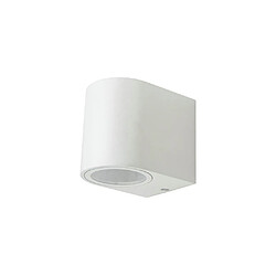 Vtac Applique murale V-TAC ronde blanche bas IP44 1xGU10 