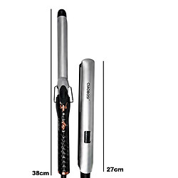 Acheter Avizar Set de Coiffure 45W avec Fer à Lisser et Boucleur 110V-240V Gris