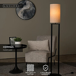 Avis Lucide lampadaire Herman - Beige
