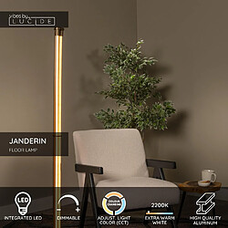 Avis Lucide Lampadaire LED Janderin - Or