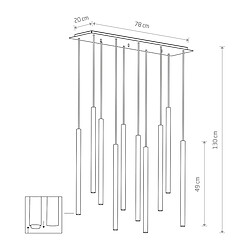 Avis Nowodvorski lighting Lustre Laser - Blanc