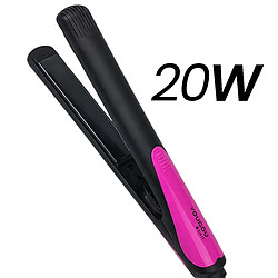 Avizar Fer à Lisser et à Boucler Portable en Tourmaline Céramique 20W Rose pas cher