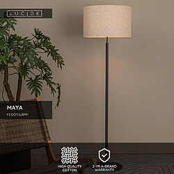 Avis Lucide Lampadaire Maya Japandi - Beige