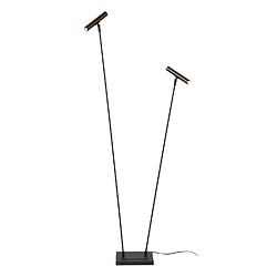 Lucide lampadaire Duarte - Marron pas cher