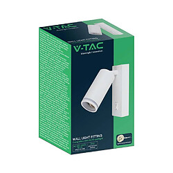 Avis Vtac Applique murale de chevet V-TAC GU10 blanche interrupteur