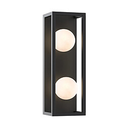 Acheter Zuma Line Applique murale en verre albâtre noire, 2 lumières G9 + LED intégrée, 2700-6000K