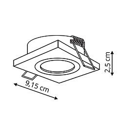 Avis Light prestige Spot intérieur GU10 - Blanc