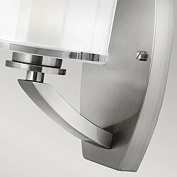 Avis Elstead Lighting Applique murale à 1 ampoule, abat-jour en verre nickel brossé, G9