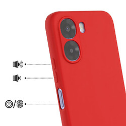 Avis Avizar Coque pour Oppo A6x Soft-Touch en Silicone Série Fast Cover Rouge
