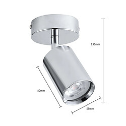 Avis Light prestige spot métal - Argent