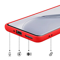 Acheter Avizar Coque pour Realme 16 Pro Soft-Touch en Silicone Série Fast Cover Rouge