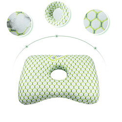 Avis INF Oreiller Rose Vert avec Trou pour Oreille : Soulagement de la Pression & Oreilles Percées