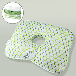 INF Oreiller Rose Vert avec Trou pour Oreille : Soulagement de la Pression & Oreilles Percées pas cher