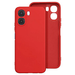 Avizar Coque pour Oppo A6x Soft-Touch en Silicone Série Fast Cover Rouge pas cher