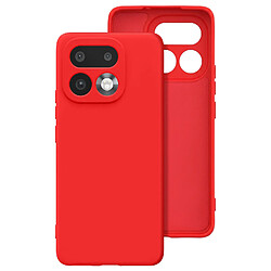 Avizar Coque pour Realme 16 Pro Soft-Touch en Silicone Série Fast Cover Rouge pas cher